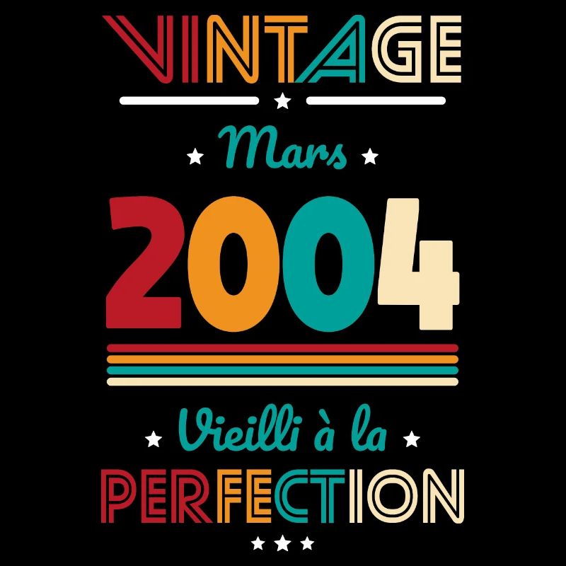 Anniversaire 20 ans - Vintage - Mars 2004