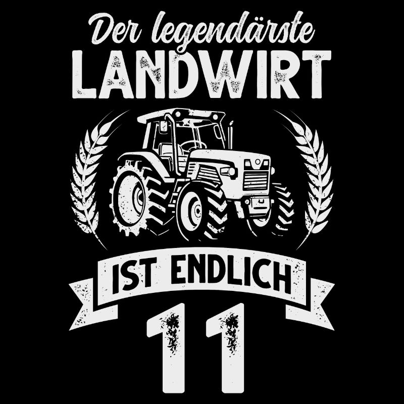Landwirt 11. Geburtstag Traktor Bauer