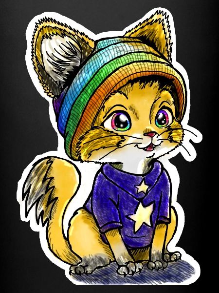 Rainbow Kitten