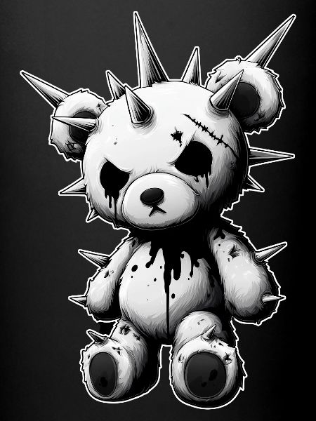 Teddy Gothic à pointes
