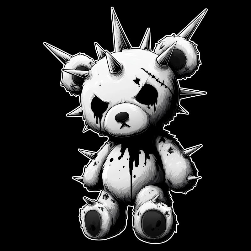 Spiked Teddy Gothic