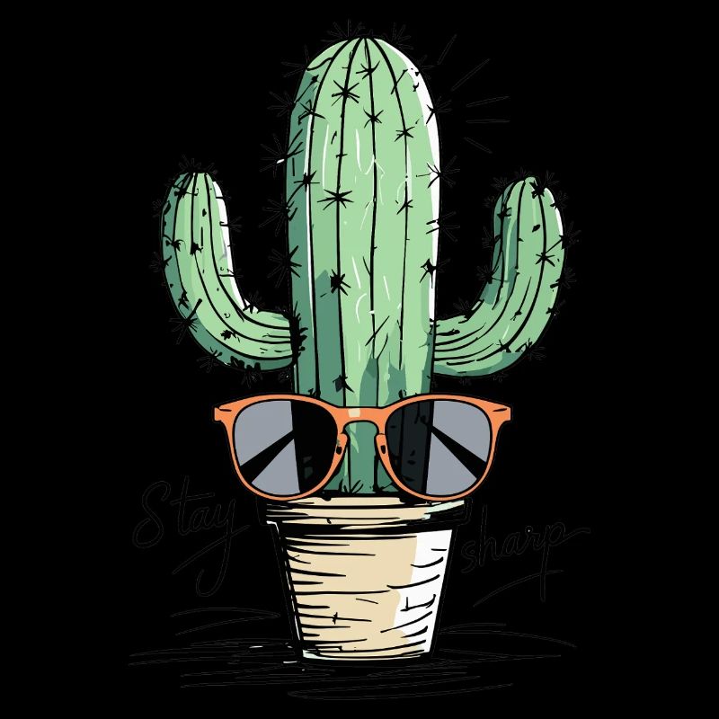 Conception de lunettes de soleil Cactus
