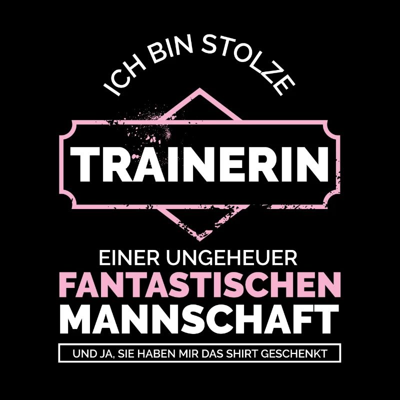 Lustige stolze Trainerin Geschenk