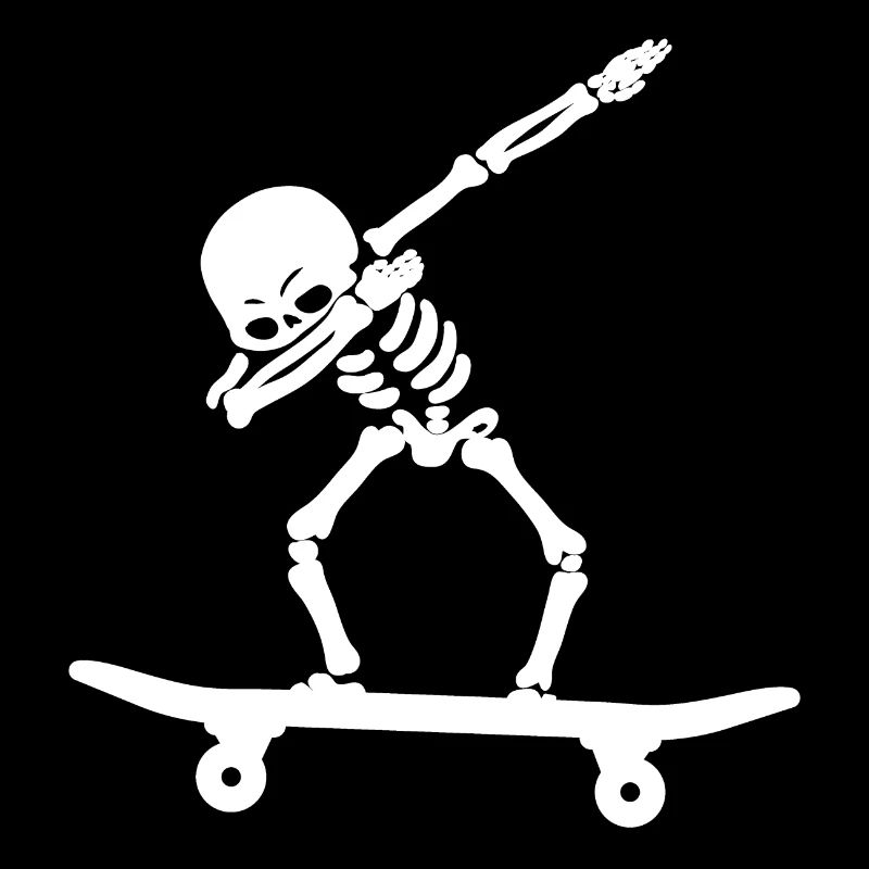 Dabbing Skeleton Skateboarder Shirt