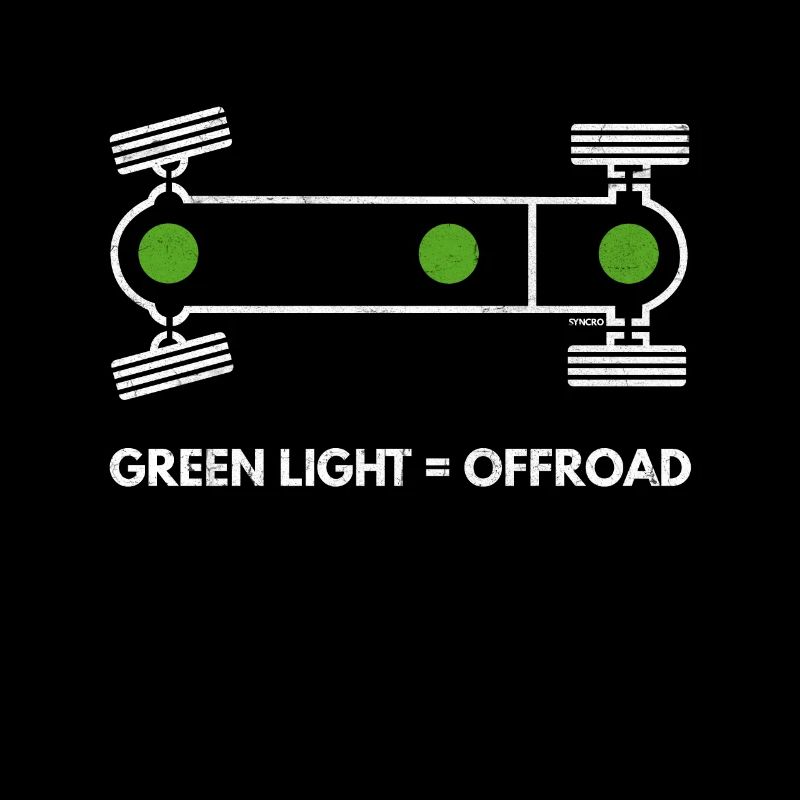 Syncro differential Sperren Symbol Grunge Optik