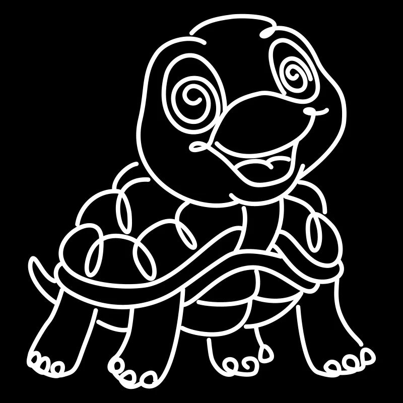 Schildkröte einfarbig