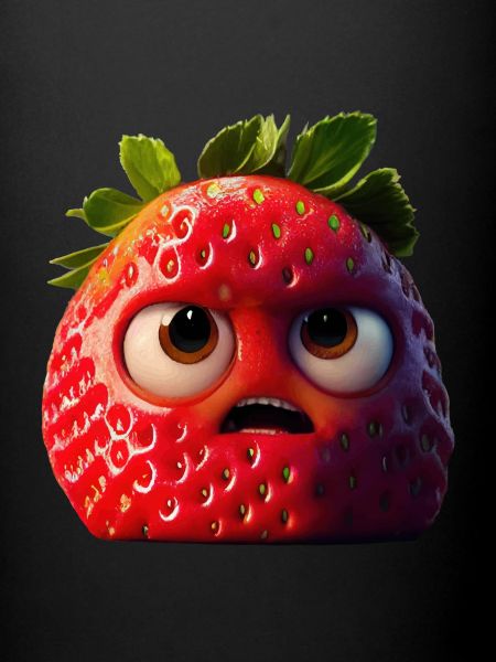 Grumpy Strawberry