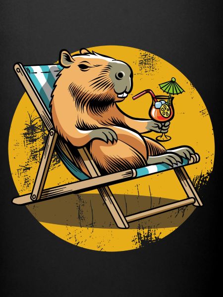 Capybara - Vacances - Cocktail - Chilling