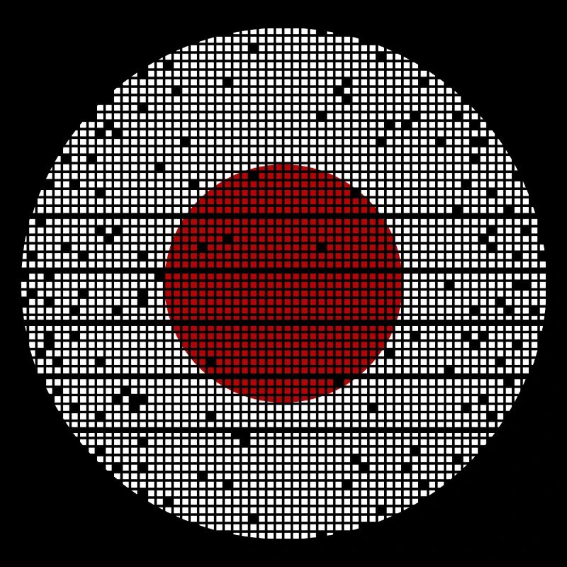 Drapeau du Japon utilisé Look Nihon Drapeau japonais