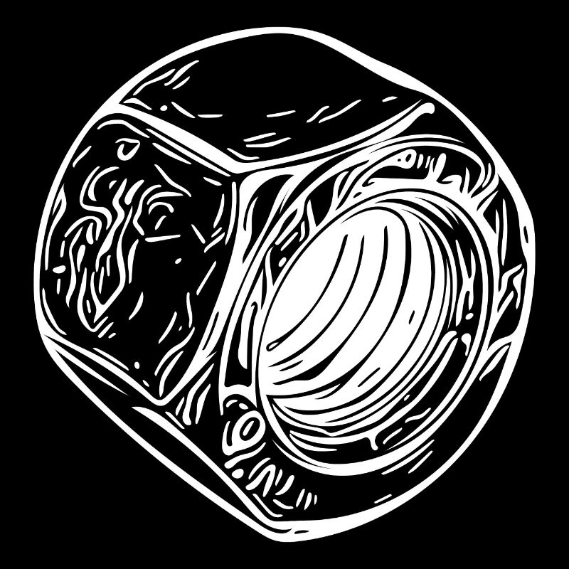 Große Schraubenmutter mit vintage Oberfläche