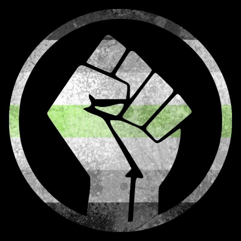 Fist Flag out Agender