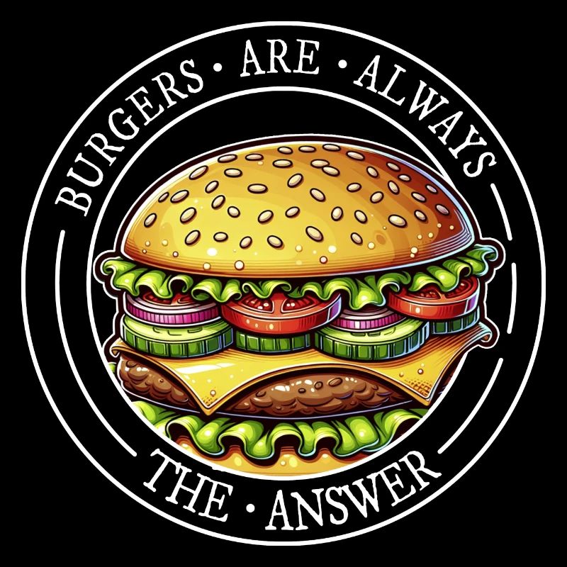 Les hamburgers sont toujours la solution ! Cheeseburger Fun