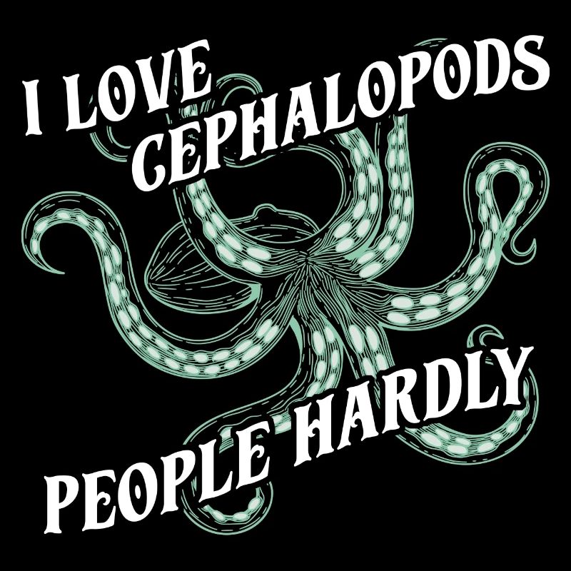 J’adore les céphalopodes, les gens à peine