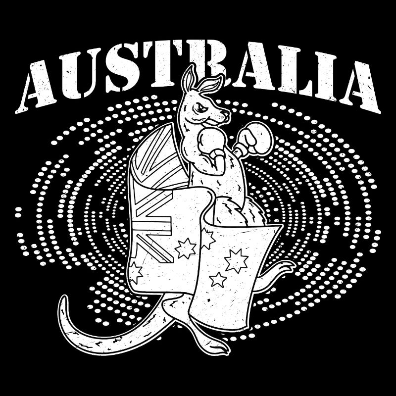 Australien Känguru Flagge Australier Urlaub