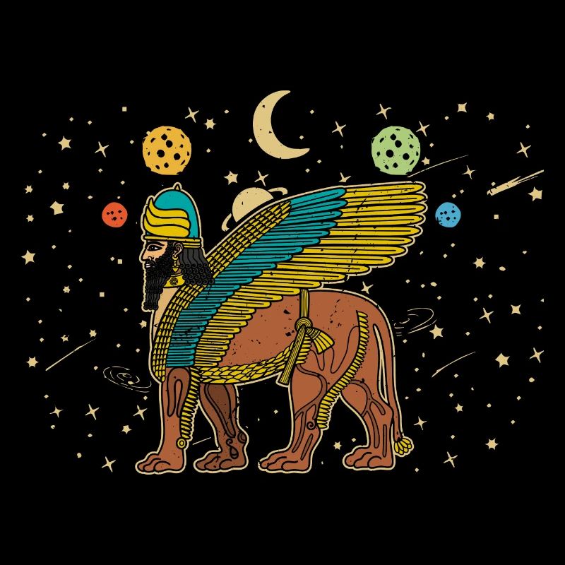 Lamassu Assyria Antique Deity Babylon Sumer