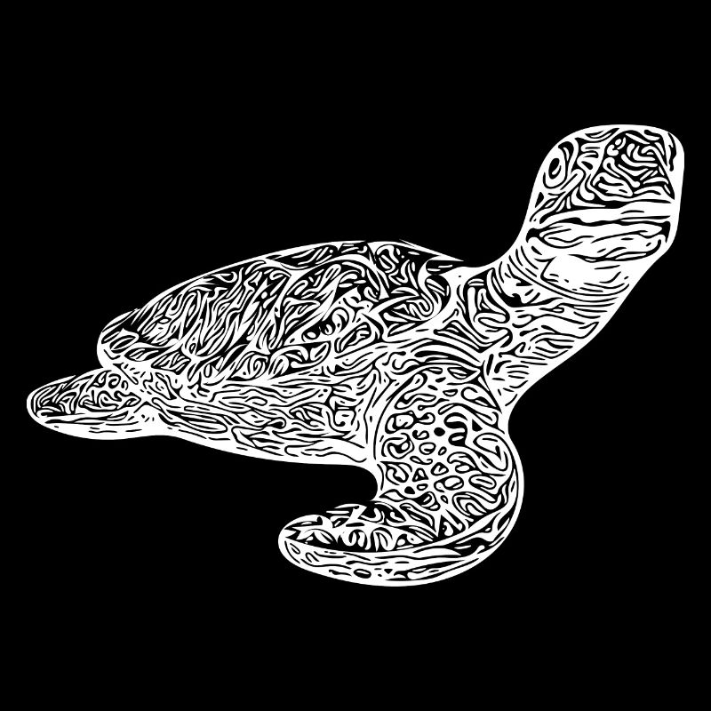 Elegant vintage turtle