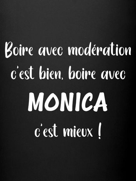 Boire avec Monica