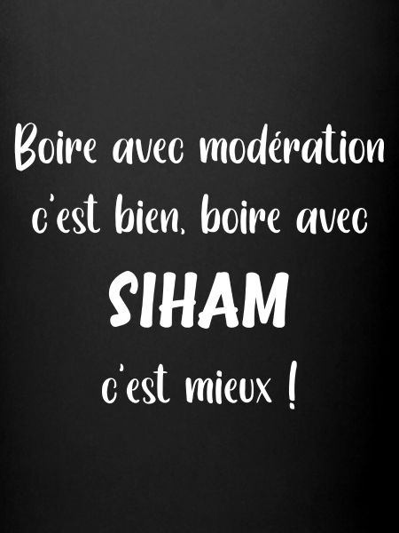 Boire avec Siham