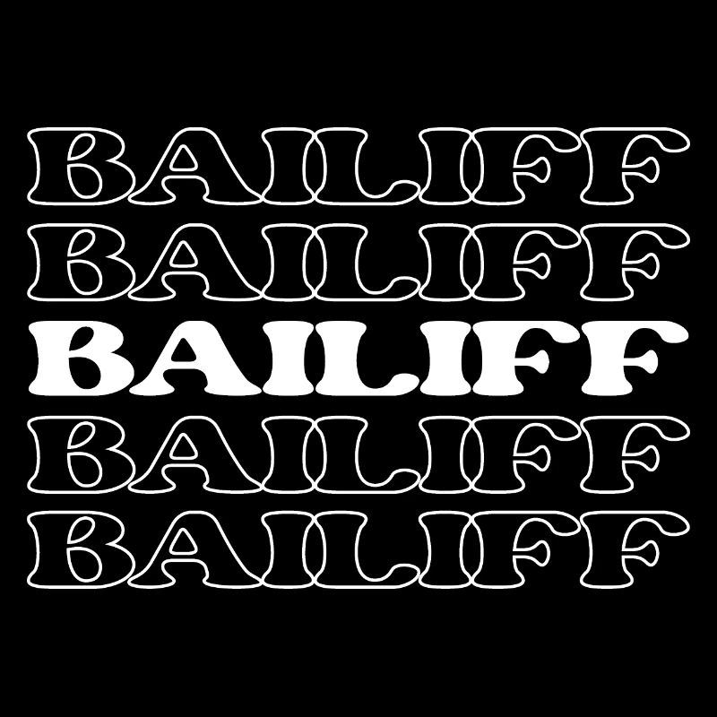 Bailiff Sheriff Marshall Law Officer Constable