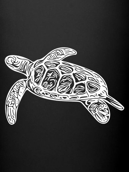 Small floating turtle