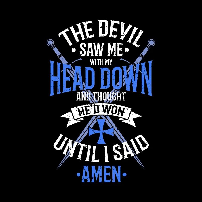 The Devil Saw Me With My Head Down White / Blue