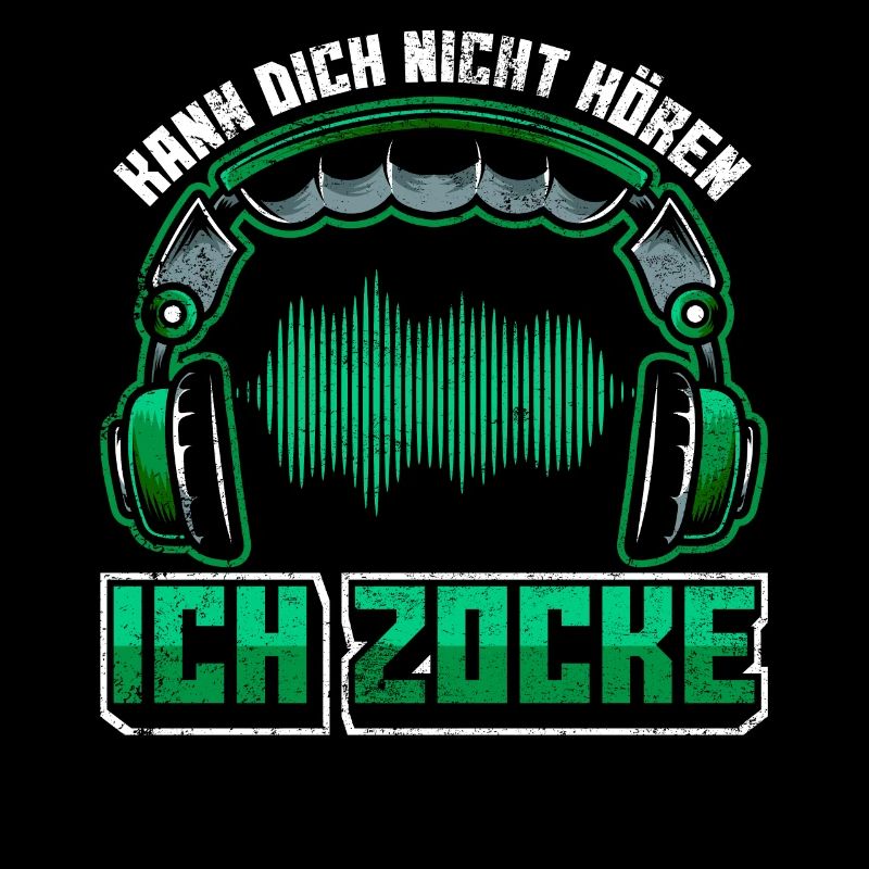 Gamer | Zocker Spruch mit Headset