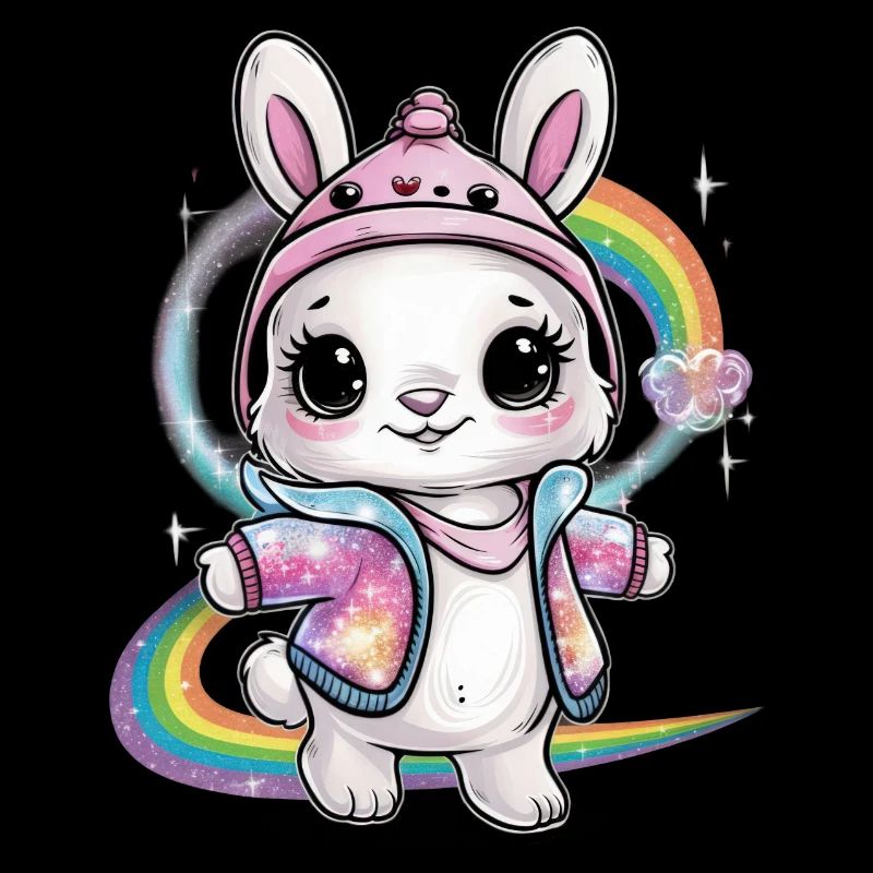 Mignon Lapin Kawaii