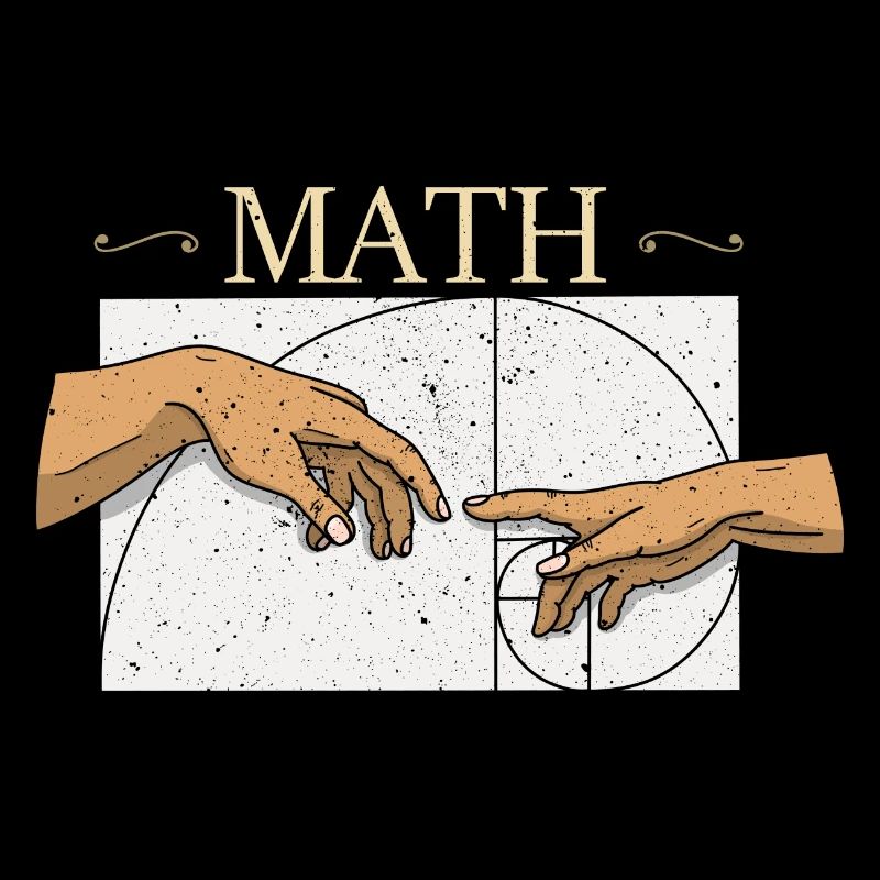 Nombres de Fibonacci Math Art Géométrie Geek