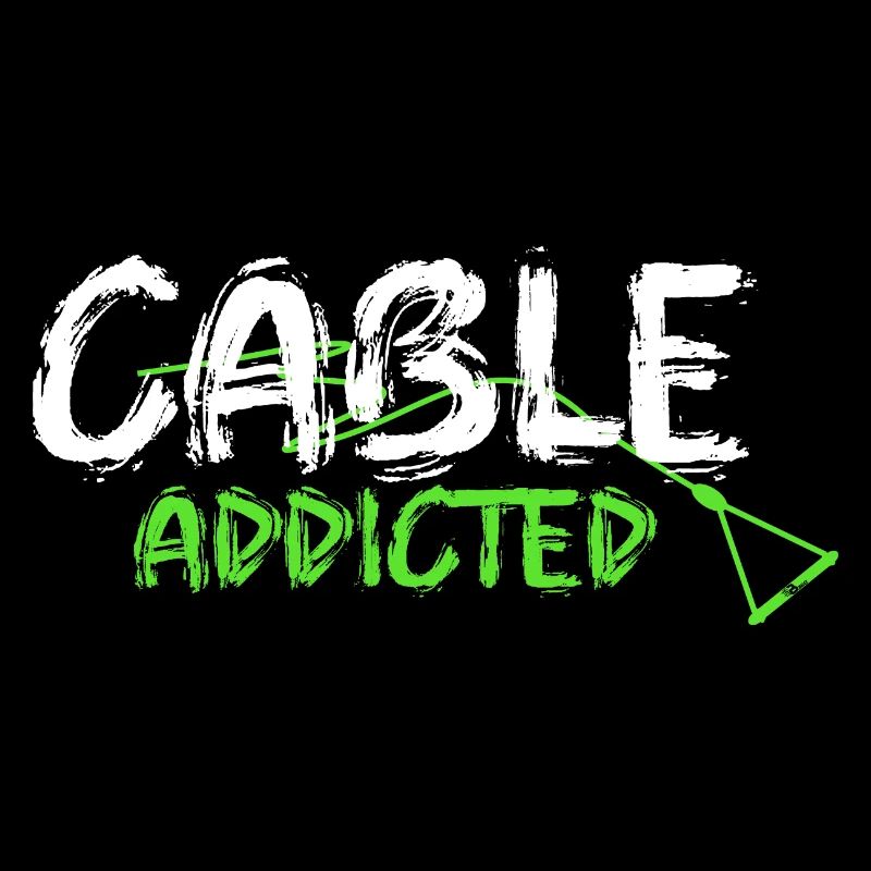 cable addicted wakeboard motiv Geschenk Boot Wake