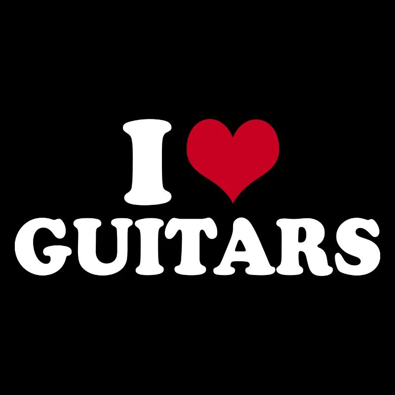 I Love Guitars Gitarre