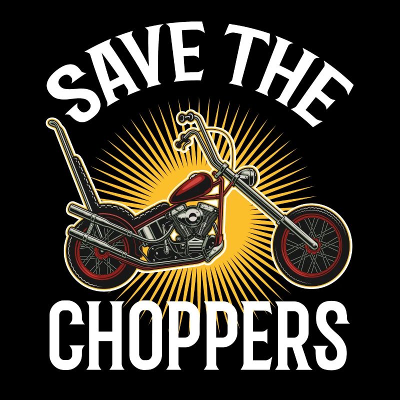 Save the Choppers Geschenk für Motorradfahrer