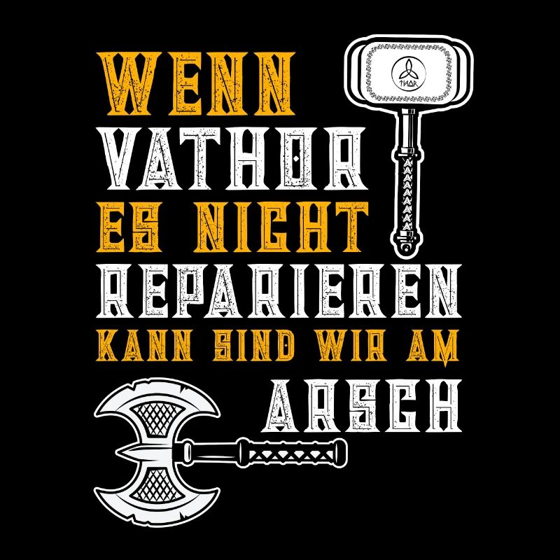 Wikinger Vatertag Vater Vathor Handwerker