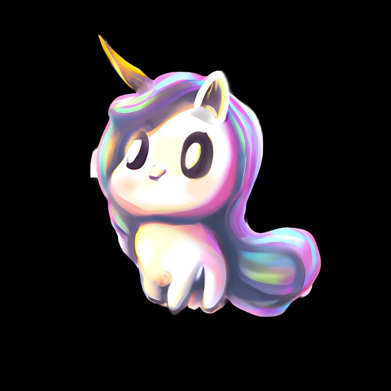 Mignon bébé licorne