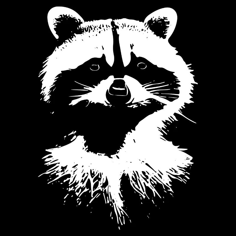 Coole Waschbär Silhouette