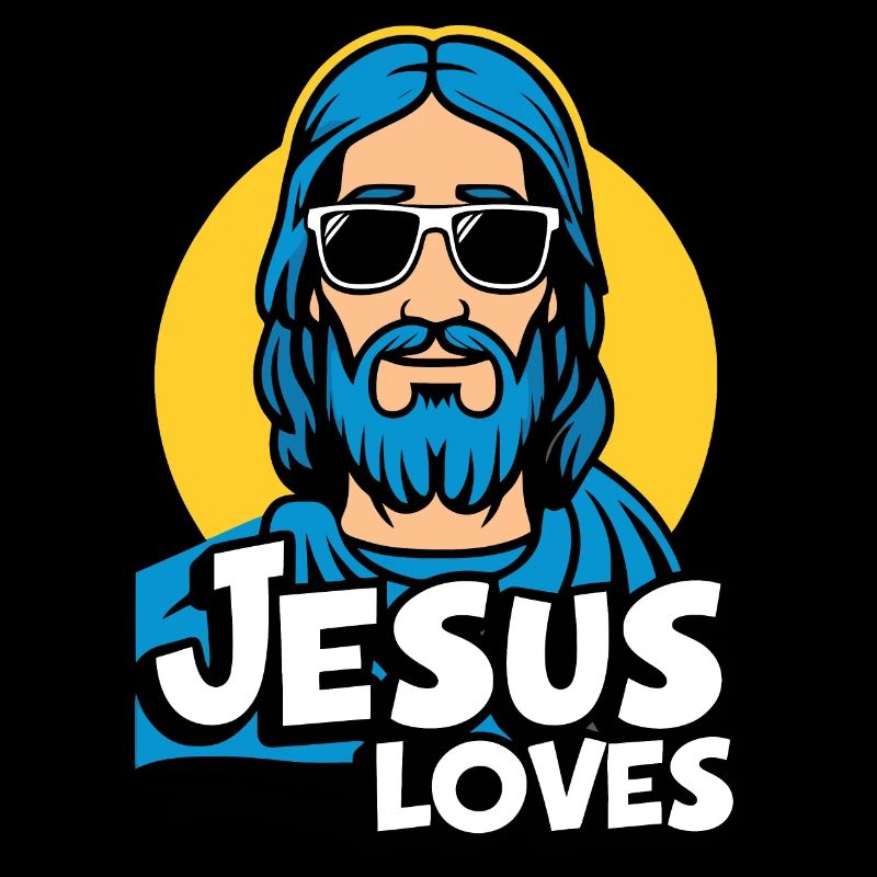 Jésus t’aime - Cooles Jesus Design