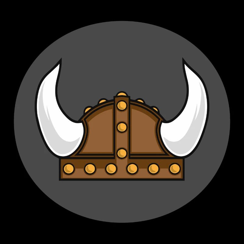 Casque de Viking dans le quartier