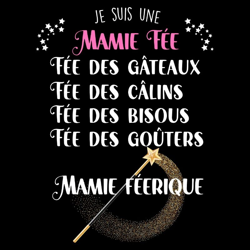 Mamie Fée Humour Grand-mère