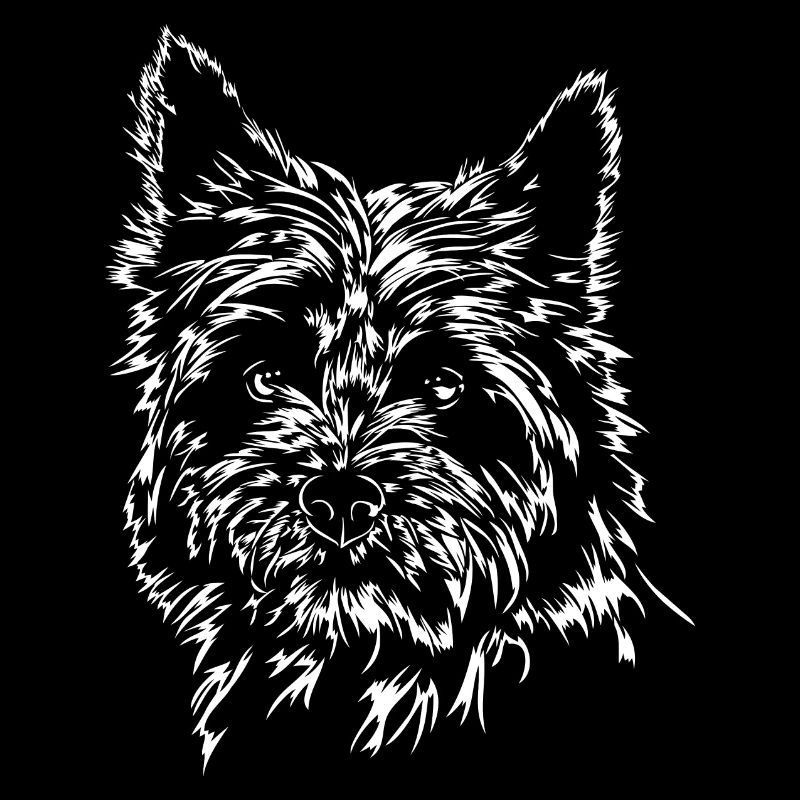 CAIRN TERRIER Portrait Wilsigns Hunde Geschenkidee