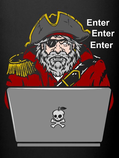 Pirat Notebook Enter