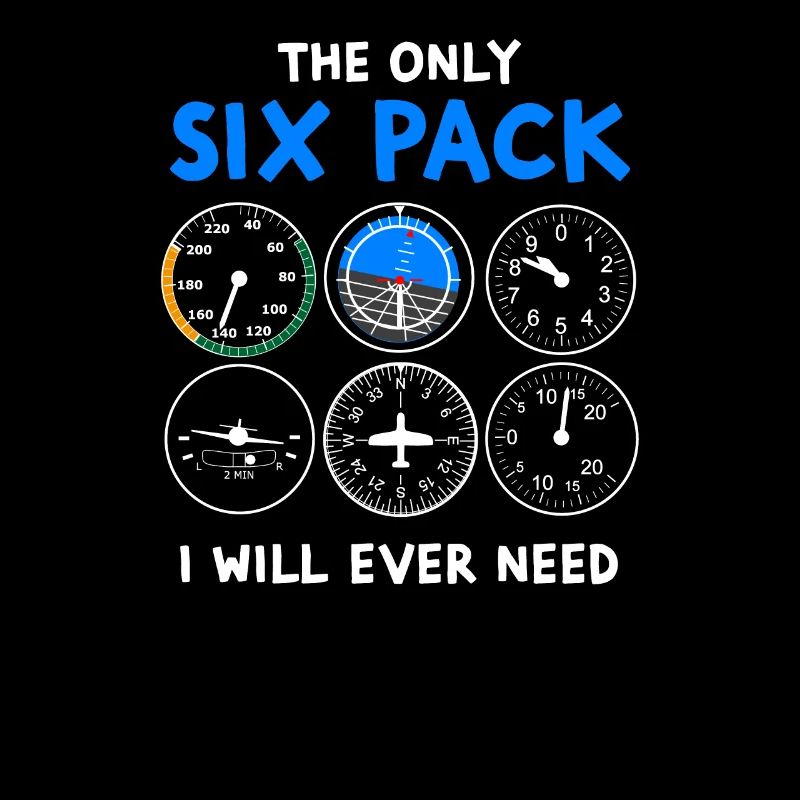 Pilot six pack - Fliegen, Flugzeug, Flugstunde