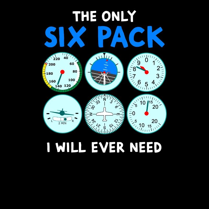 Pack de six pilotes - vol, avion, cours de pilotage