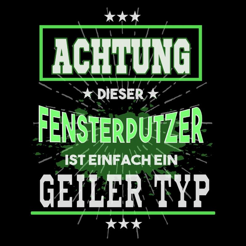 Fensterputzer, einfach ein geiler Typ