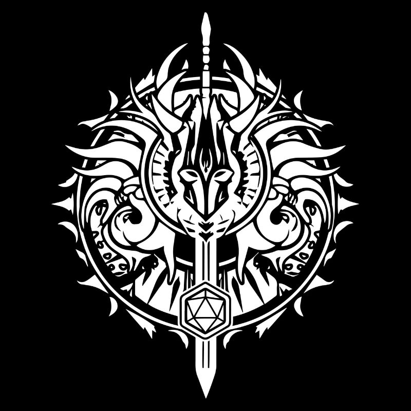 RPG logo spell circle