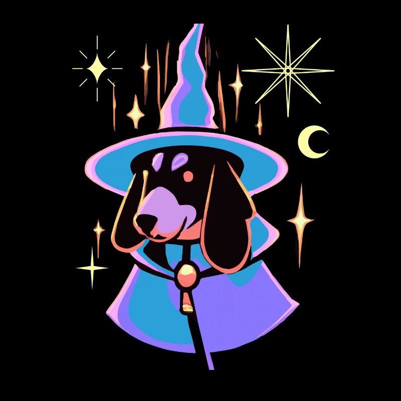 Magisches Dackel-Tarot Hund Geschenk Wiener Dog
