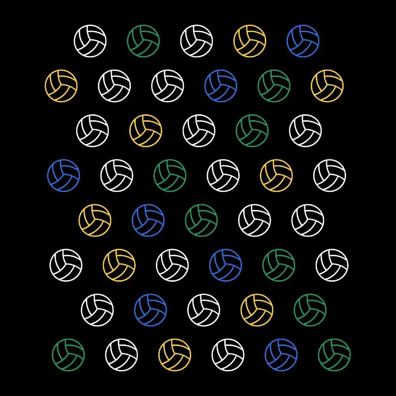 Volleyball Pop-Art Design