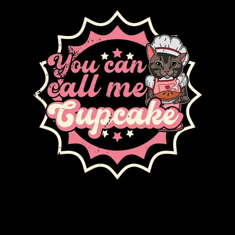 Baker Baking Cat Hobby Baker Dessert Cake