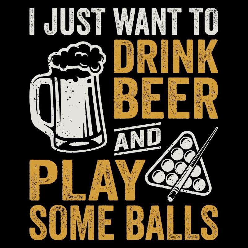 Billiards Pool Player Drink Beer