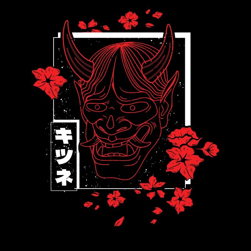 Anime Teufel - Samurai Oni Maske