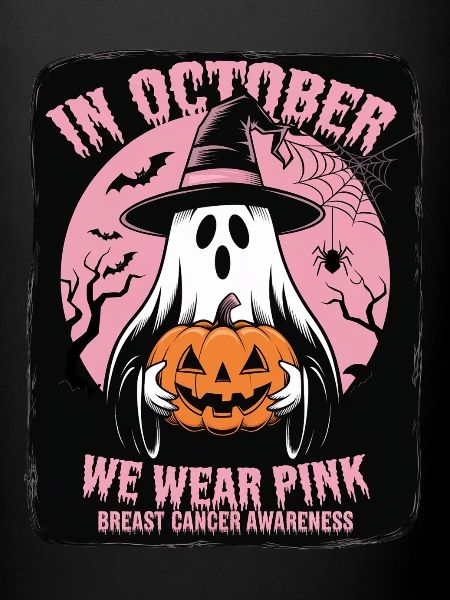 Fantôme rose d’Halloween