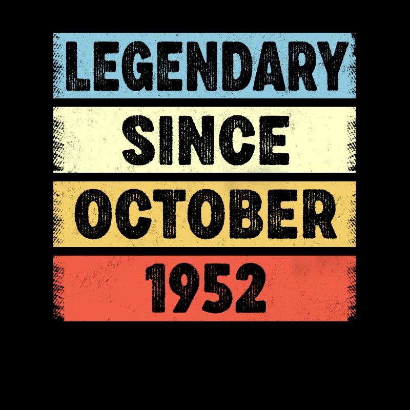 Legendary Since October 1952 70. Geburtstag